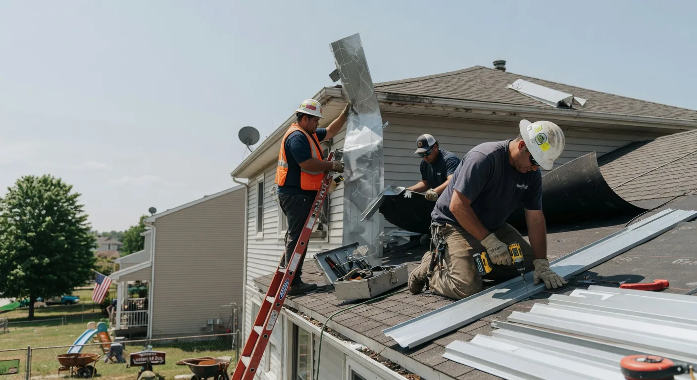 Storm Damage Metal Roof Repair in Thorne Bay, AK